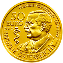 Náhled - Austria 50 Euro Gold Clements von Pirquet