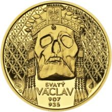 Relikvie sv. Václava - II. -  1/2 Oz zlato Proof