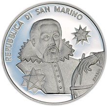 Náhled - San Marino 400th Ann.of J Kepler - Astr. Nova Treaty Ag Proof