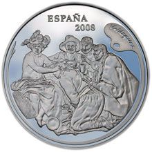 Náhled - 2008 50 Eur Spanish Painters: Velazquez Ag Proof