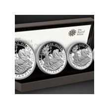 Náhled - 2009 Britannia Silver Proof Four-Coin Collection