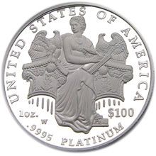 Náhled - 1 OZ American Eagle Platinum