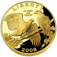 Náhled - Bald Eagle Gold Proof Coin