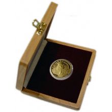 Náhled - Dřevěná etue pro minci o průměru 40 mm