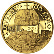 Náhled Reverzní strany - 2013 - 100 € - Bratislavské korunovácie - 450. výročie korunovácie Maximiliána II.