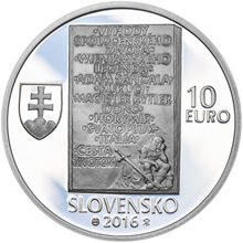 Náhled Averzní strany - 2016 - 10 € - Ladislav Nádaši-Jégé - 150. výročie narodenia Ag b.k.