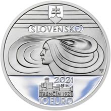 Náhled Averzní strany - 2021 10 € Vznik Speváckeho zboru slovenských učiteľov - 100. výročie Ag b.k.