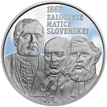 Náhled Reverzní strany - 2013 - 10 € - Matica slovenská - 150. výročie založenia b.k.