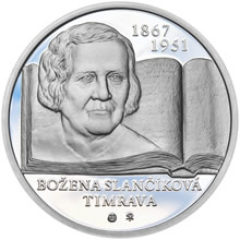 Náhled Reverzní strany - 2017 - 10 € - Božena Slančíková-Timrava – 150. výročie narodenia Ag Proof