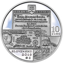 Náhled Averzní strany - 2019 - 10 € - Michal Bosák – 150. výročie narodenia Ag b.k.