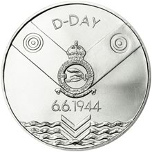 Náhled Averzní strany - 1994 -Proof - 200 Sk D-Day - 50. výročí vylodění spojeneckých vojsk v Normandii