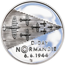 Náhled Reverzní strany - 1994 - b.k. - Vylodění v Normandii