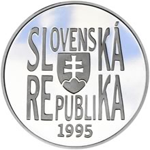 Náhled Reverzní strany - 1995 - 200 Sk 200. výročí narození Pavla Jozefa Šafárika  Proof