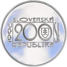 Náhled Reverzní strany - 1996 - 200 SK 100. Výročí narození Josefa Cígera Hronského Proof