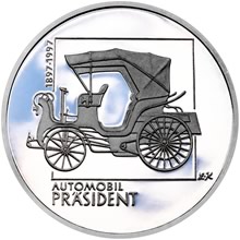 Náhled Reverzní strany - 1997 - Proof - Automobil President