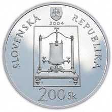Náhled Reverzní strany - 2004 - b. k. -Ján Andrej Segner – 300. výročí  narození