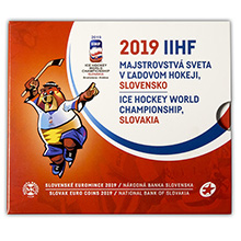 Náhled - Sada euromincí 2019 - IIHF Majstrovstvá sveta v hokeji