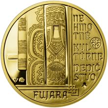 Náhled Reverzní strany - 2021 - 100 € - Nehmotné kultúrne dedičstvo SR - FUJARA, hudobný nástroj a jeho hudba Au Proof