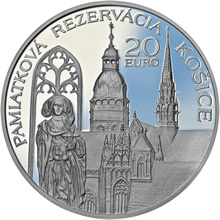 Náhled Reverzní strany - 2013 - b.k. 20 € - Košice - Európske hlavné mesto kultúry