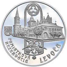Náhled Reverzní strany - 2017 - 20 € - Levoča a 500. výr. dokončenia hlavného oltára v Kostole sv. Jakuba Ag b.k.