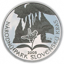 Náhled Averzní strany - 2005 500 Sk Ochrana přírody a krajiny – Národní park Slovenský kras b.k.