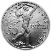 Náhled Averzní strany - 1945 - 1953 Sada 8mi stříbrných mincí