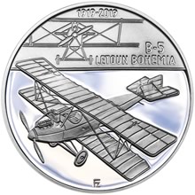 Náhled Reverzní strany - 2019 b.k. - 200 Kč Sestrojení prvního letadla české výroby Bohemia B-5