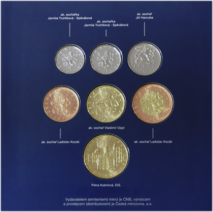 Náhled Reverzní strany - Sada oběžných mincí 2012 Moravskoslezský kraj