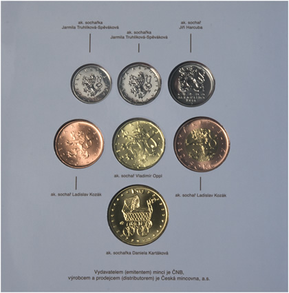 Náhled Reverzní strany - Sada oběžných mincí 2014 Narození dítěte