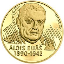 Náhled Averzní strany - Alois Eliáš  - 1/2 Oz zlato b.k.