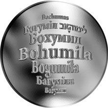Náhled Reverzní strany - Česká jména - Bohumila - stříbrná medaile