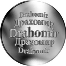 Náhled Reverzní strany - Slovenská jména - Drahomír - stříbrná medaile