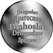 Náhled Reverzní strany - Česká jména - Drahoslav - stříbrná medaile