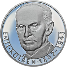 Náhled Averzní strany - Emil Kolben - 150. výročí narození Ag b.k.
