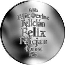 Náhled Reverzní strany - Česká jména - Felix - stříbrná medaile