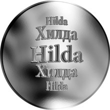 Náhled Reverzní strany - Slovenská jména - Hilda - stříbrná medaile