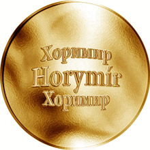 Náhled Reverzní strany - Česká jména - Horymír - zlatá medaile