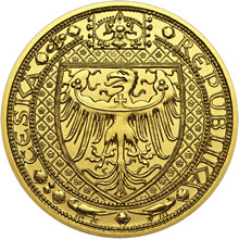 Náhled Averzní strany - Nejkrásnější medailon IV. - Karlštejn zlato b.k.