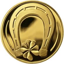 Náhled Averzní strany - Medaile štěstí Au