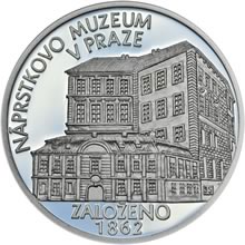 Náhled Averzní strany - Náprstkovo muzeum v Praze - 150. výročí založení Ag proof