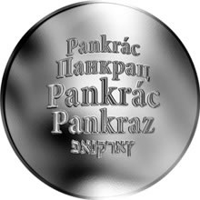 Náhled Reverzní strany - Česká jména - Pankrác - stříbrná medaile