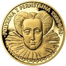 Náhled Averzní strany - Polyxena z Pernštejna - 450. výročí narození zlato proof