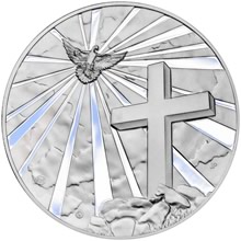 Náhled Reverzní strany - ThDr. - Titulární medaile stříbrná