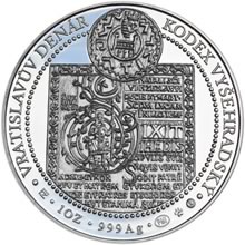Náhled Reverzní strany - Korunovace Vratislava II českým králem - stříbro Proof