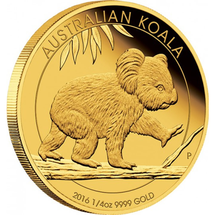 Náhled Averzní strany - 2016 Koala 1/4 Oz Au Proof