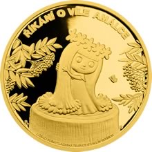 Náhled Averzní strany - Zlatá uncová mince 50 NZD Víla Amálka proof