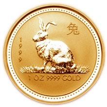 Náhled Averzní strany - 1999 Rabbit 1 Oz Australian gold coin
