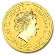 Náhled Reverzní strany - 2006 Dog 1 Oz Australian gold coin
