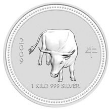 Náhled Averzní strany - 2009 Ox 1 Oz Australian silver coin