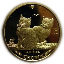 Náhled - 2003 - Balinese Kittens - 1/2 OZ zlatá